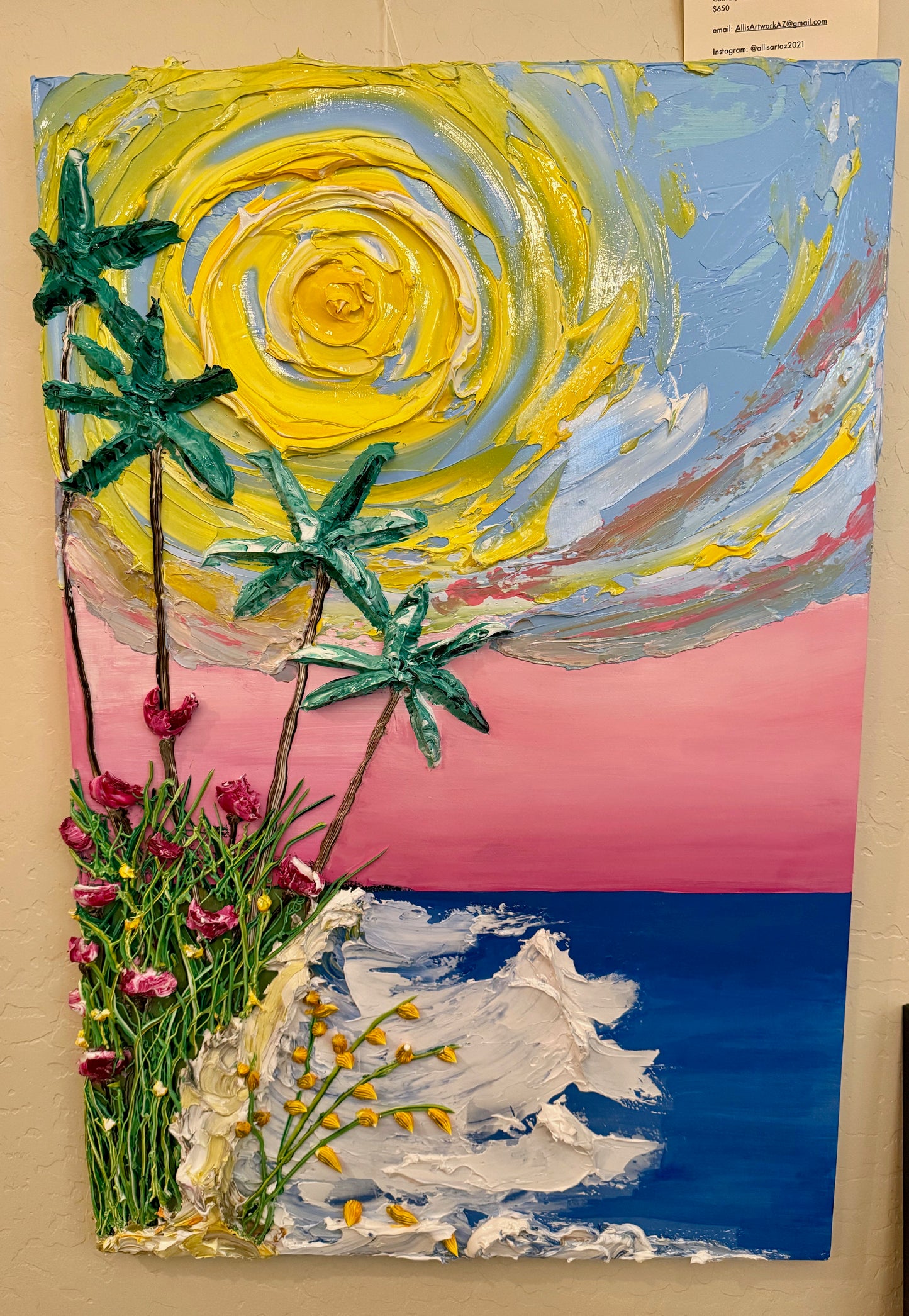 Pink Sunset 24 x 36