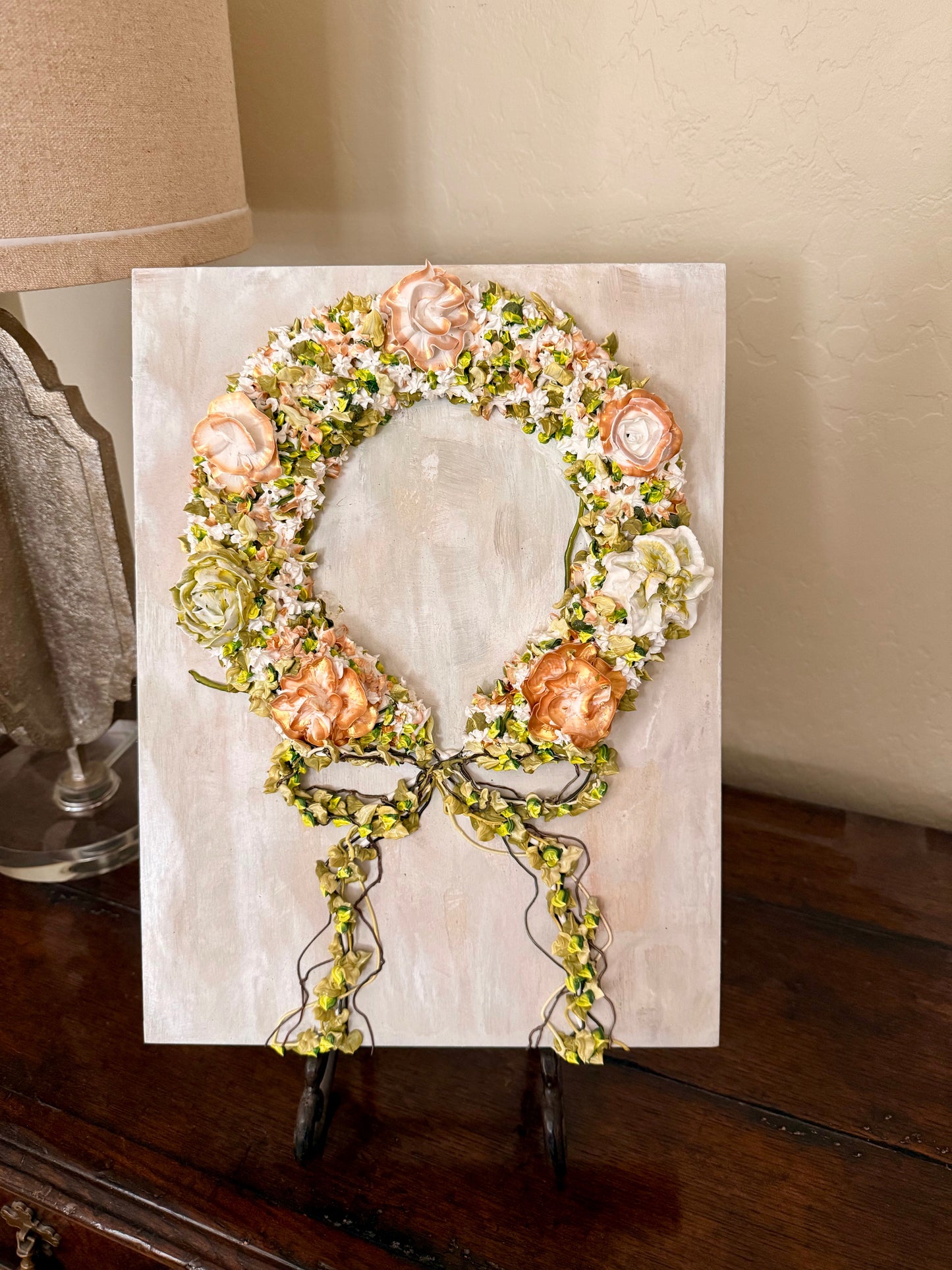 Spring Floral Wreath 12x16x1.5