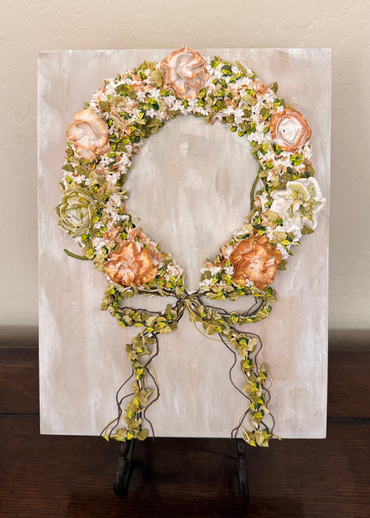 Spring Floral Wreath 12x16x1.5