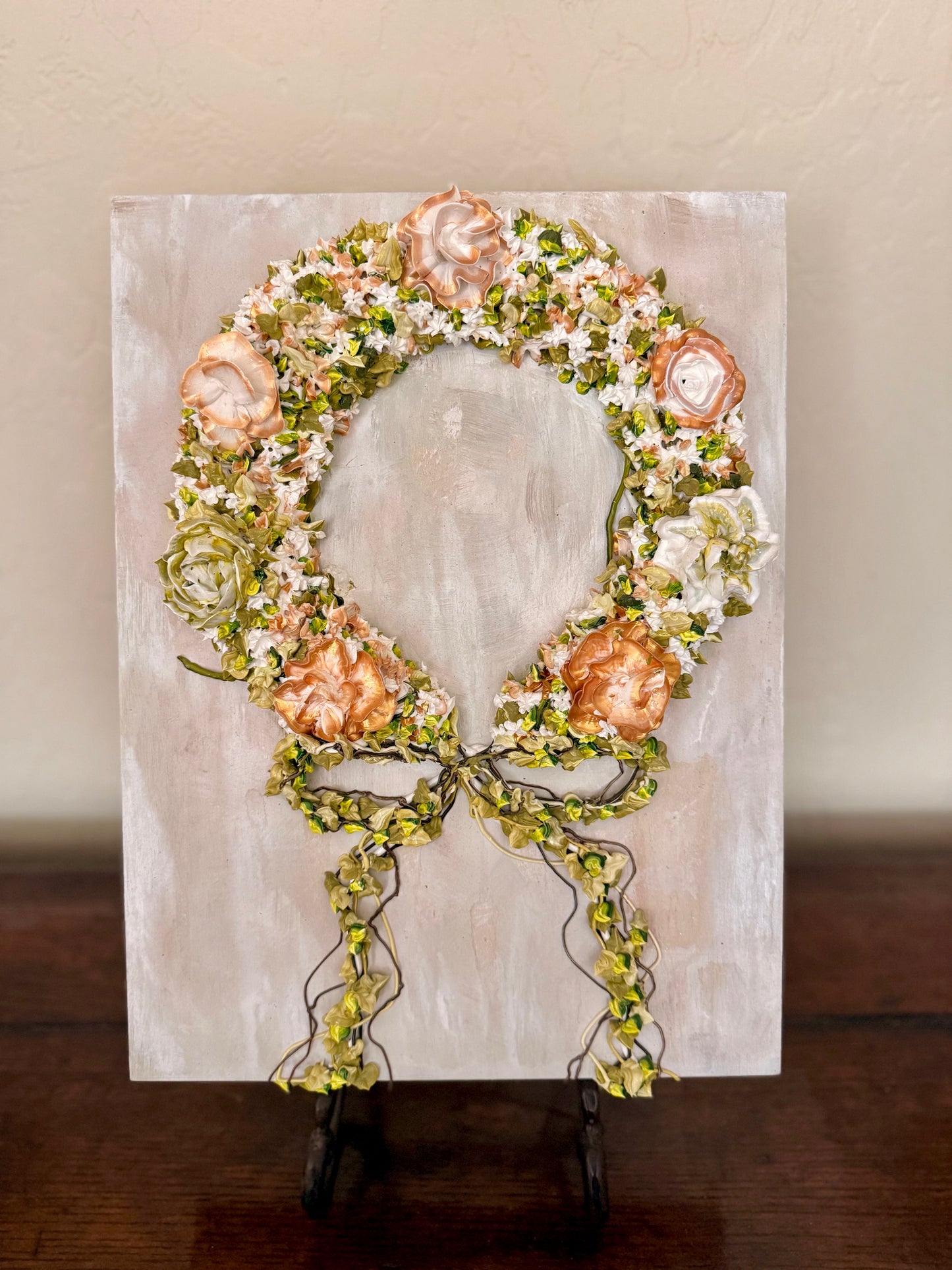 Spring Floral Wreath 12x16x1.5