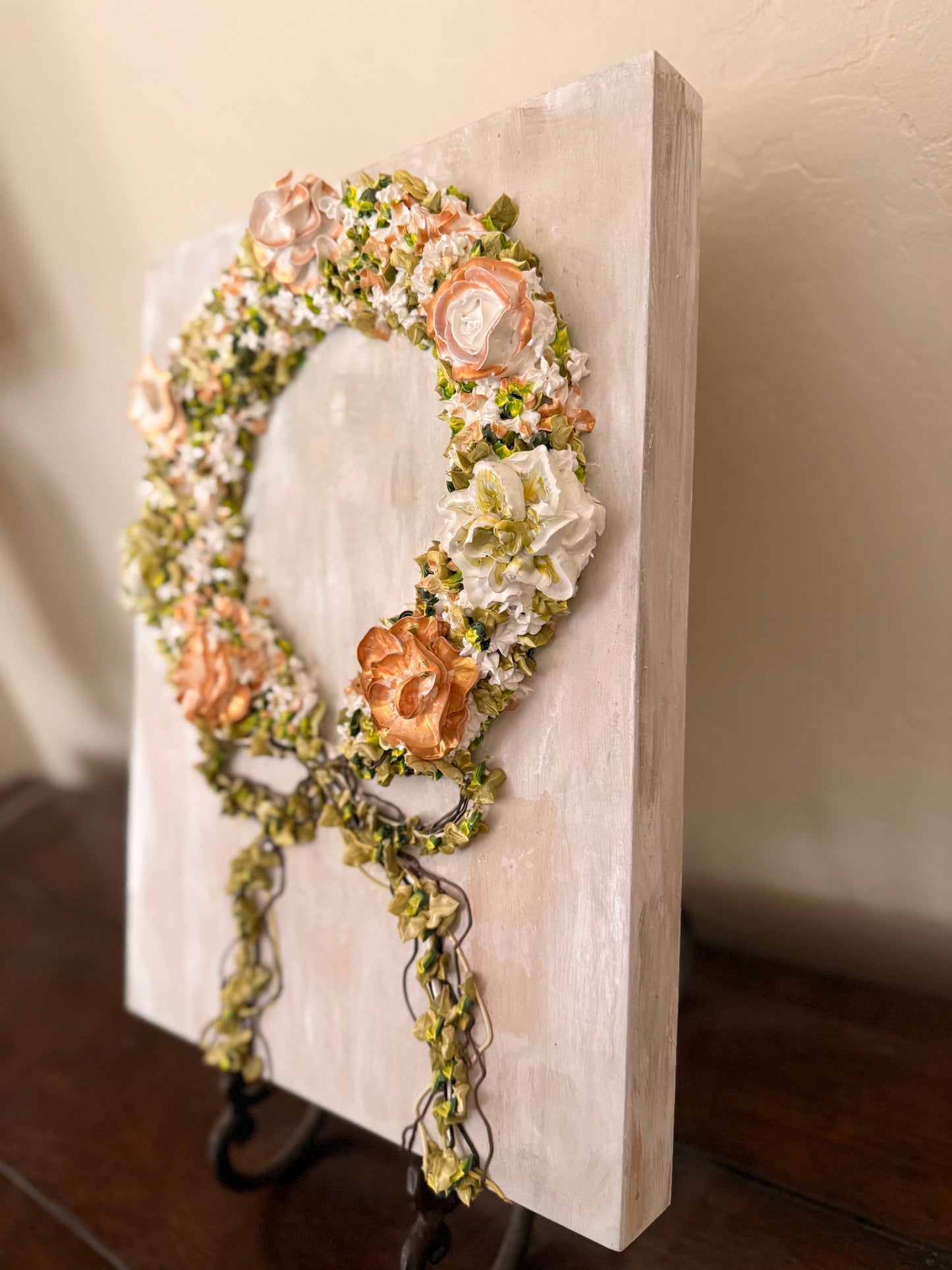 Spring Floral Wreath 12x16x1.5