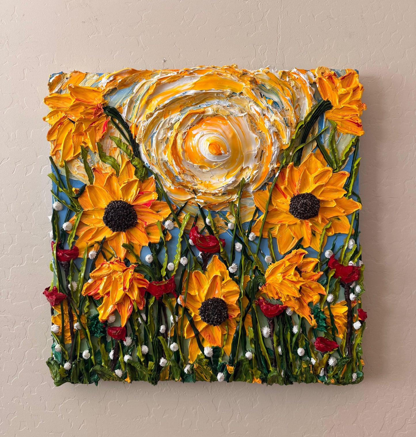 Sunny Sunflowers 24x24x1.75