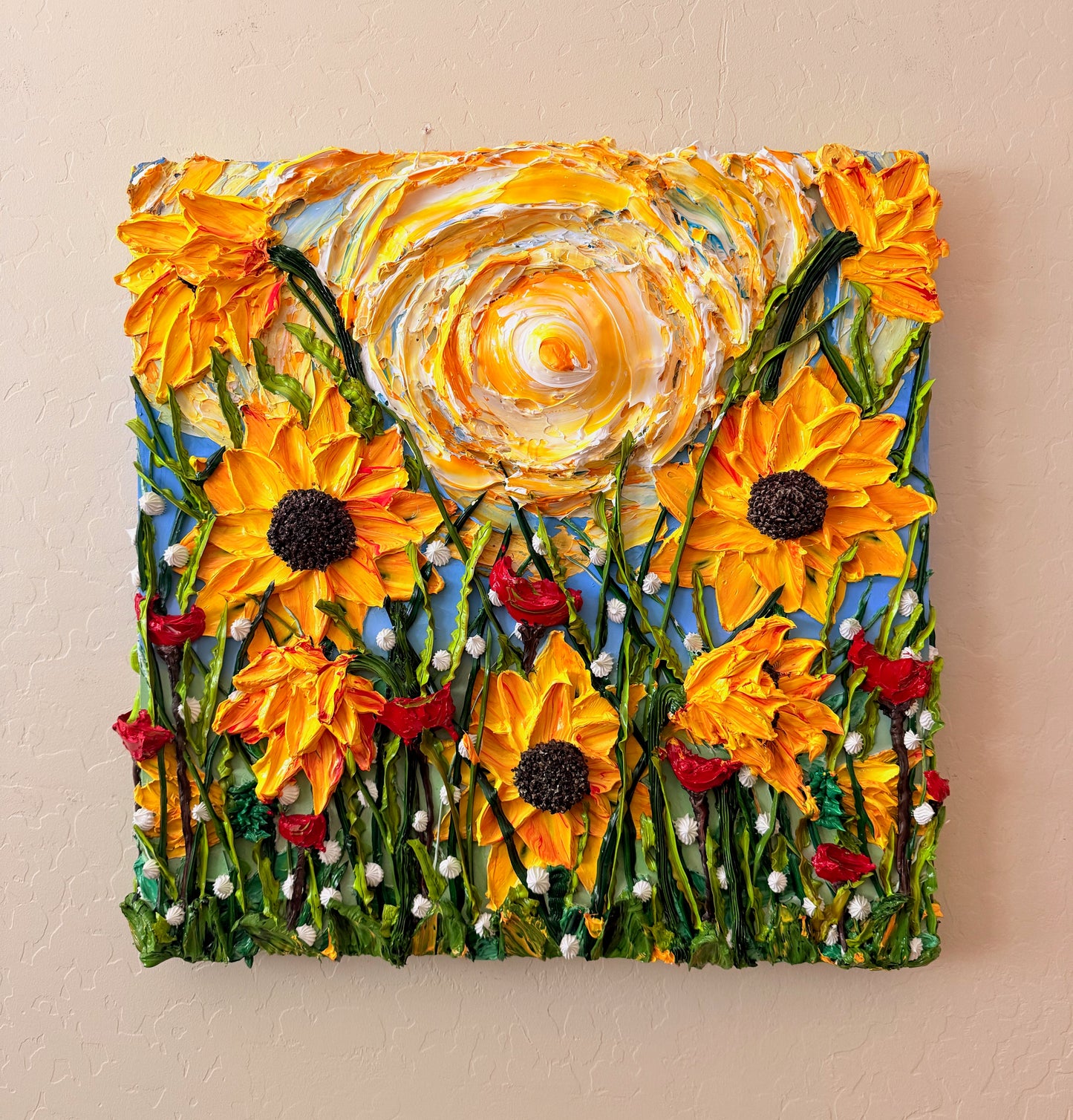 Sunny Sunflowers 24x24x1.75