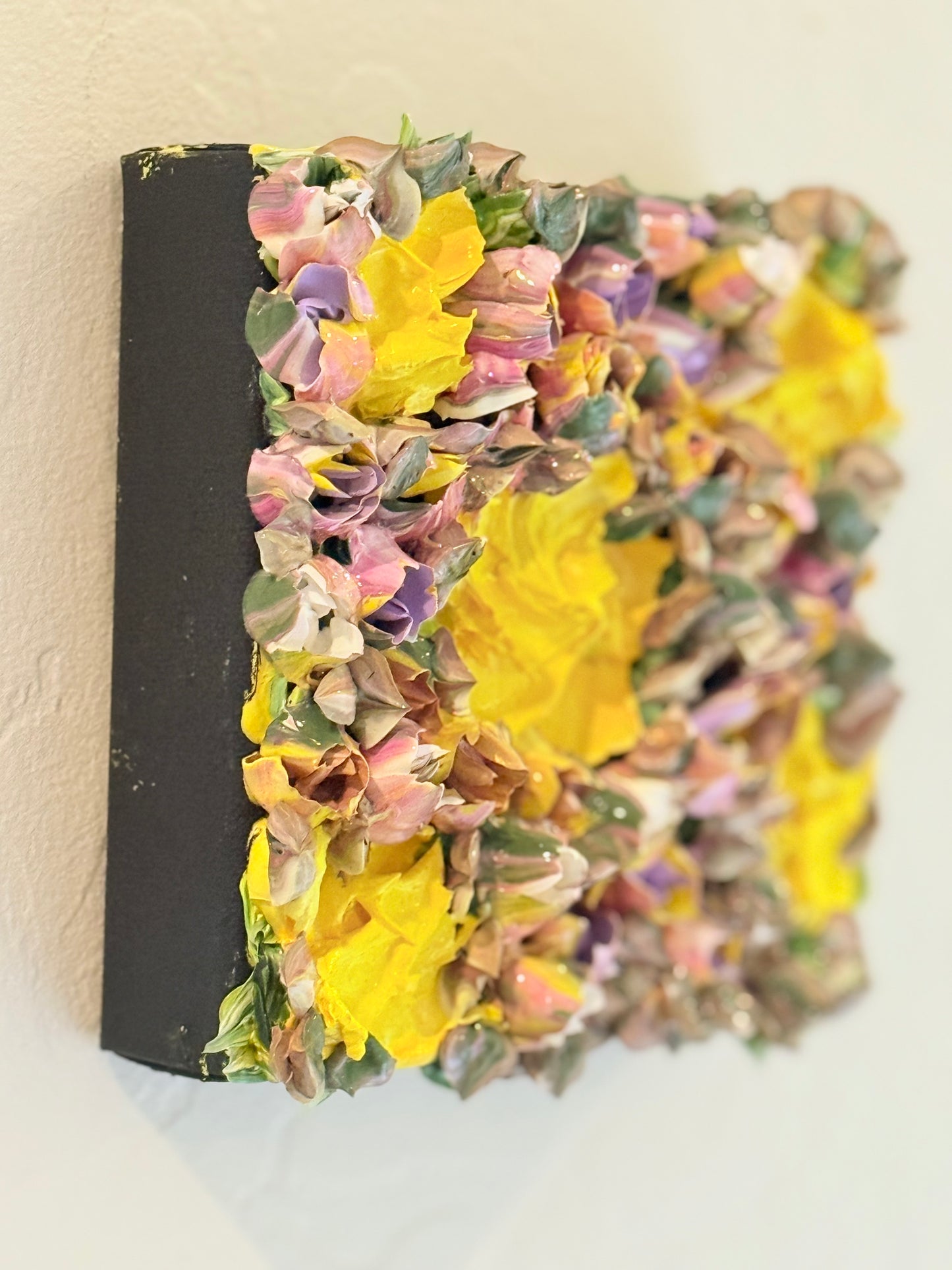 Happy Yellow Flowers 6x6x1.5