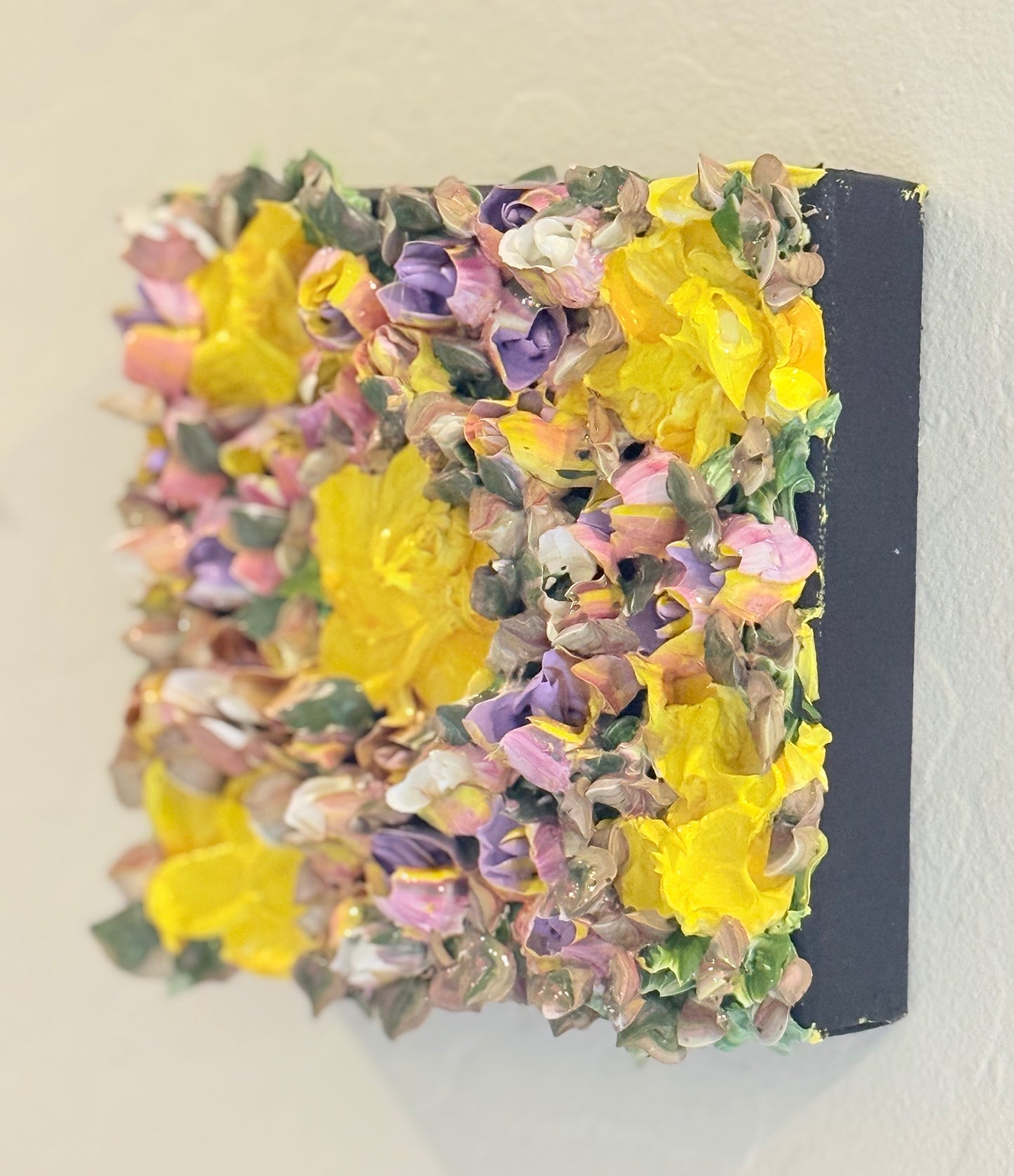 Happy Yellow Flowers 6x6x1.5