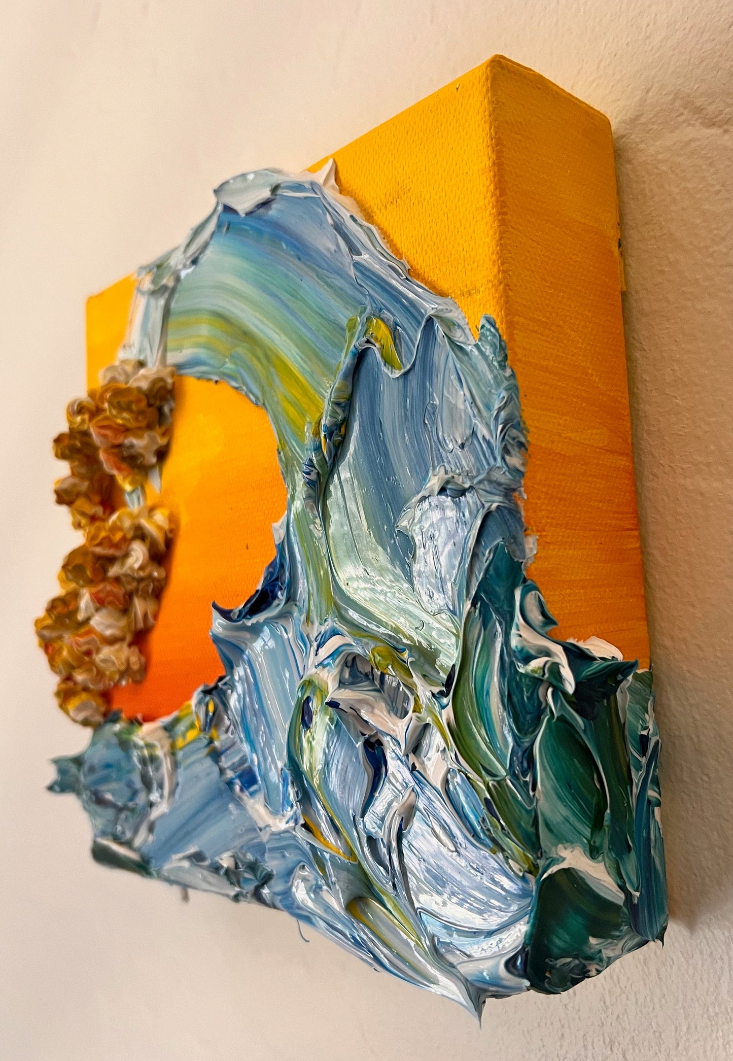 Wave on another sunny day 6x6x1.5
