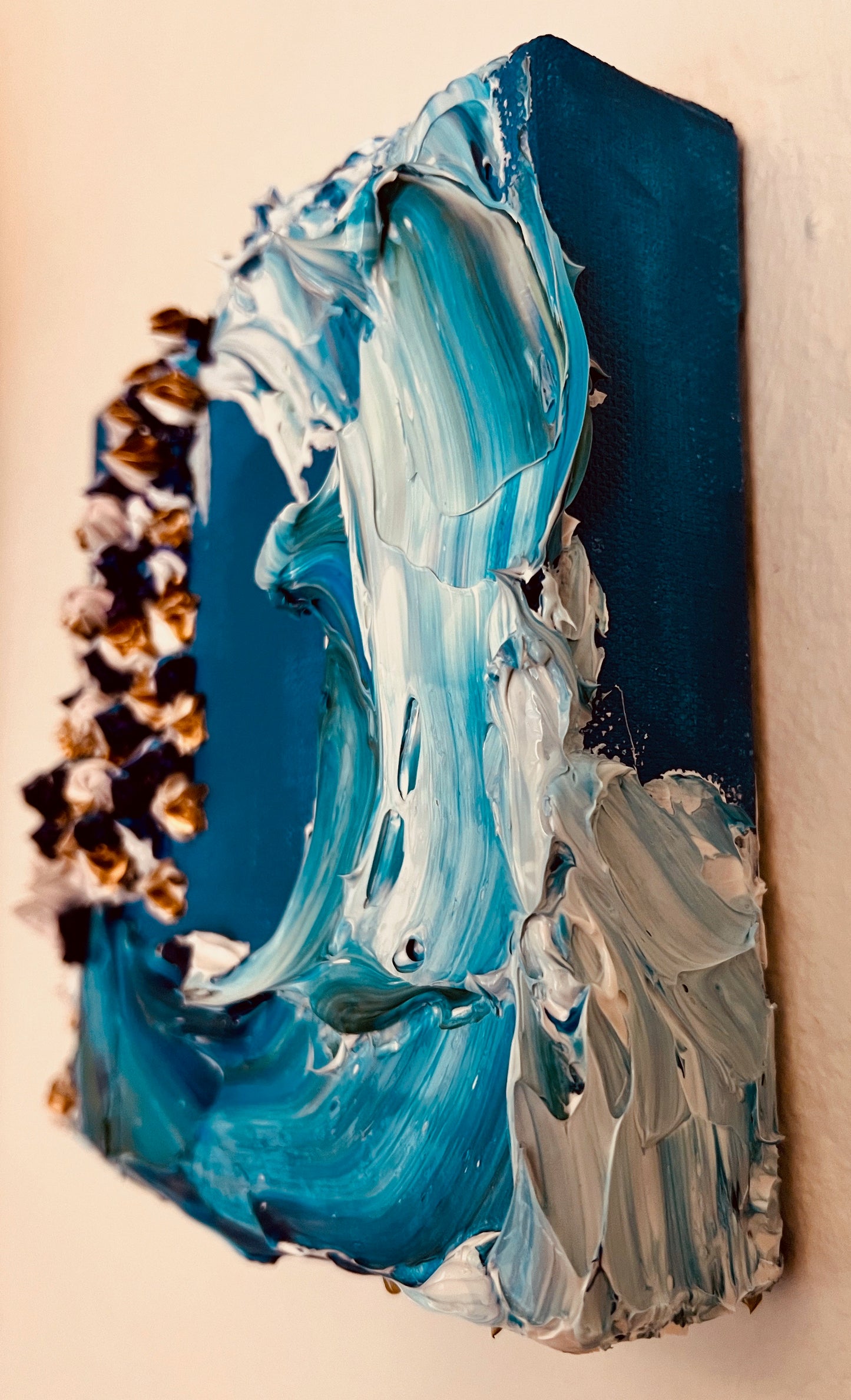 Blue Day Blue Wave 6x6x1.5