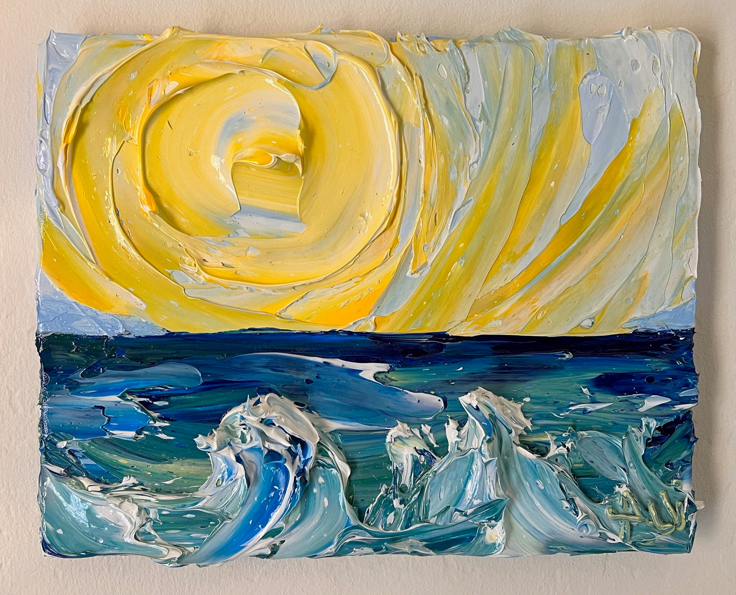 Sunny Day at the Ocean 11x14x.75