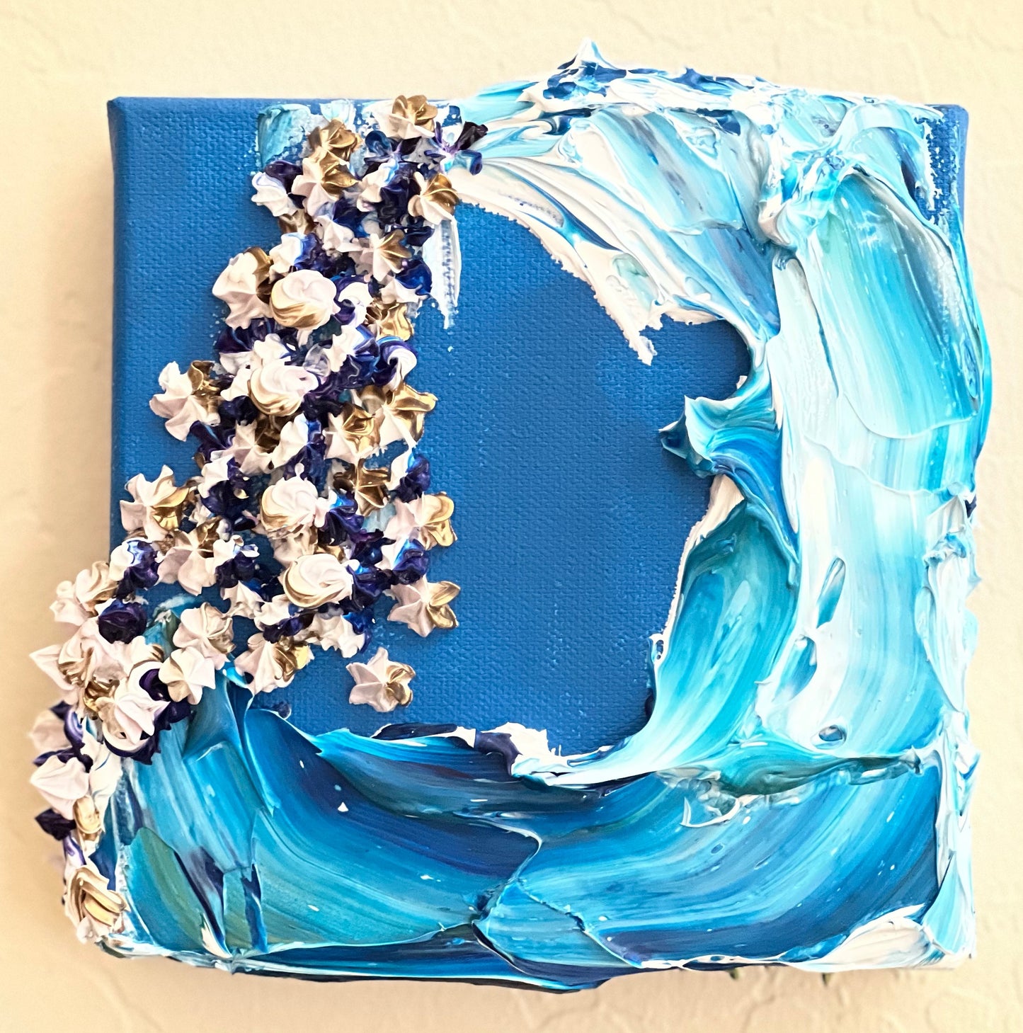 Blue Day Blue Wave 6x6x1.5