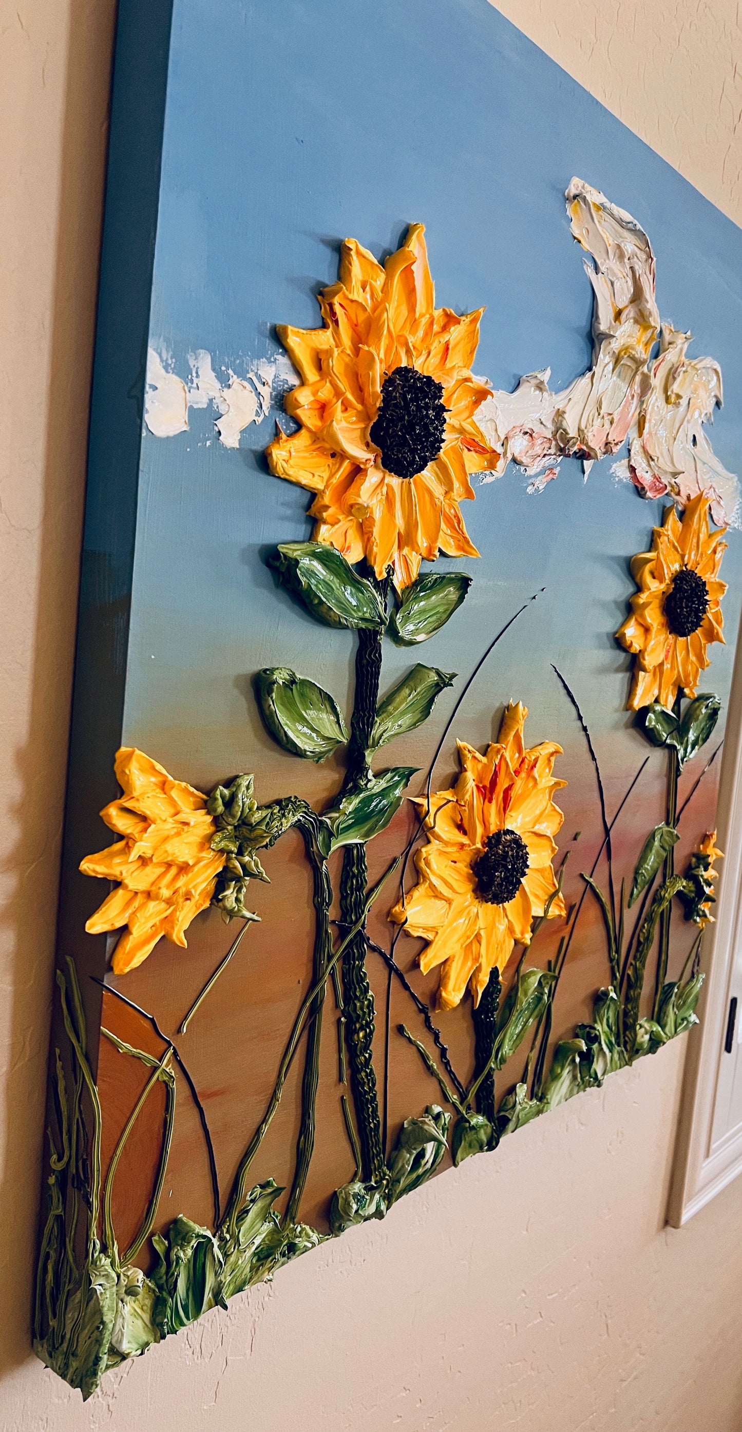 Oh What a Sunflower Day 30x30x1.75 (SOLD)