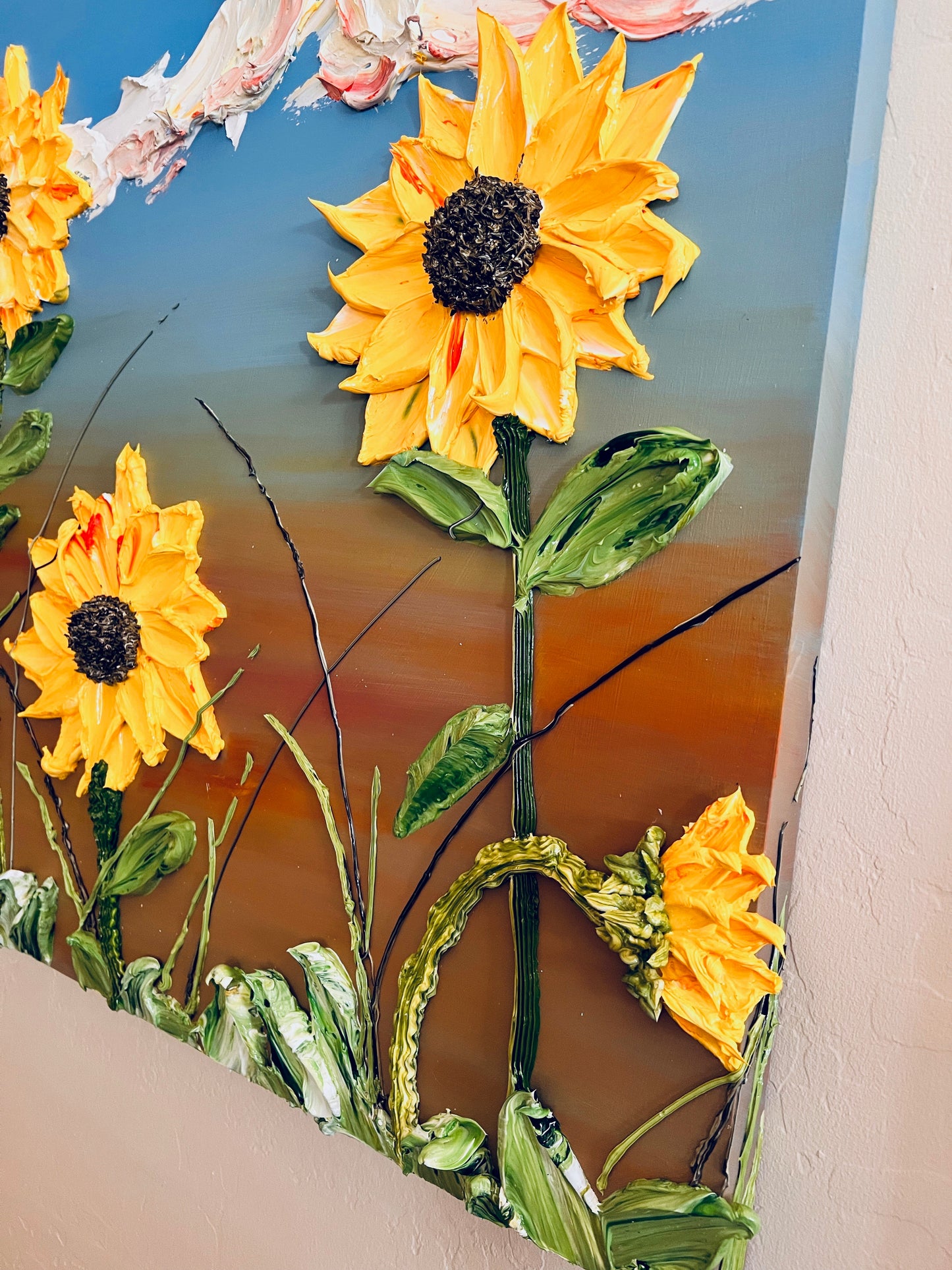 Oh What a Sunflower Day 30x30x1.75 (SOLD)
