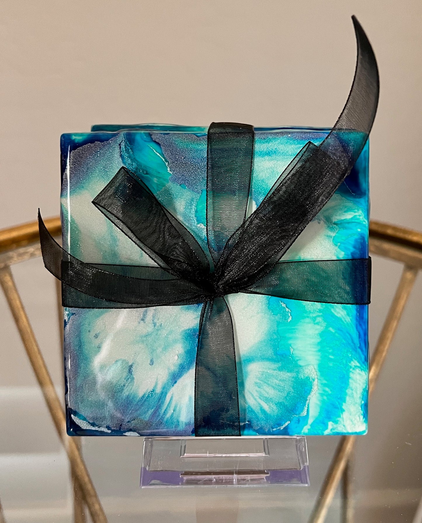 Coasters- Blue, Green, Silver and Pearl