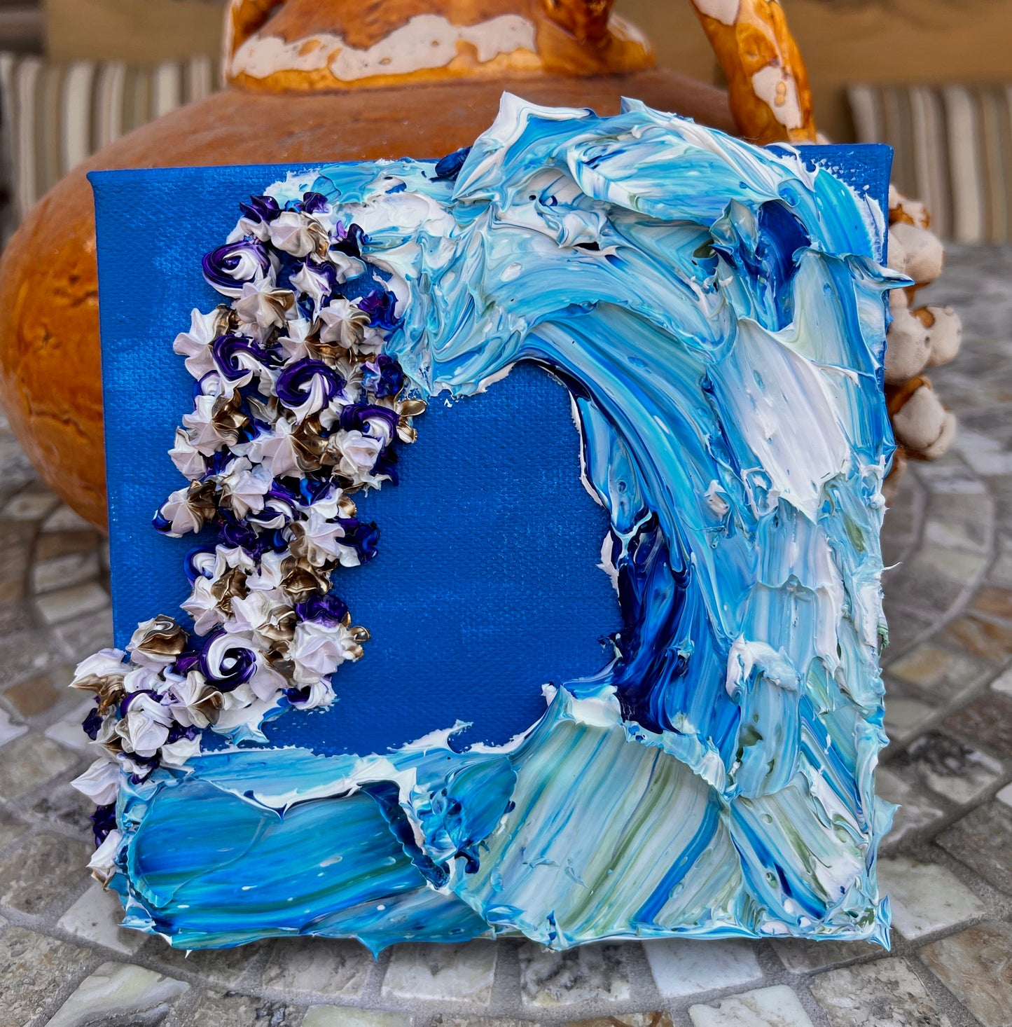 Blue Day Another Blue Wave 6x6x1.5