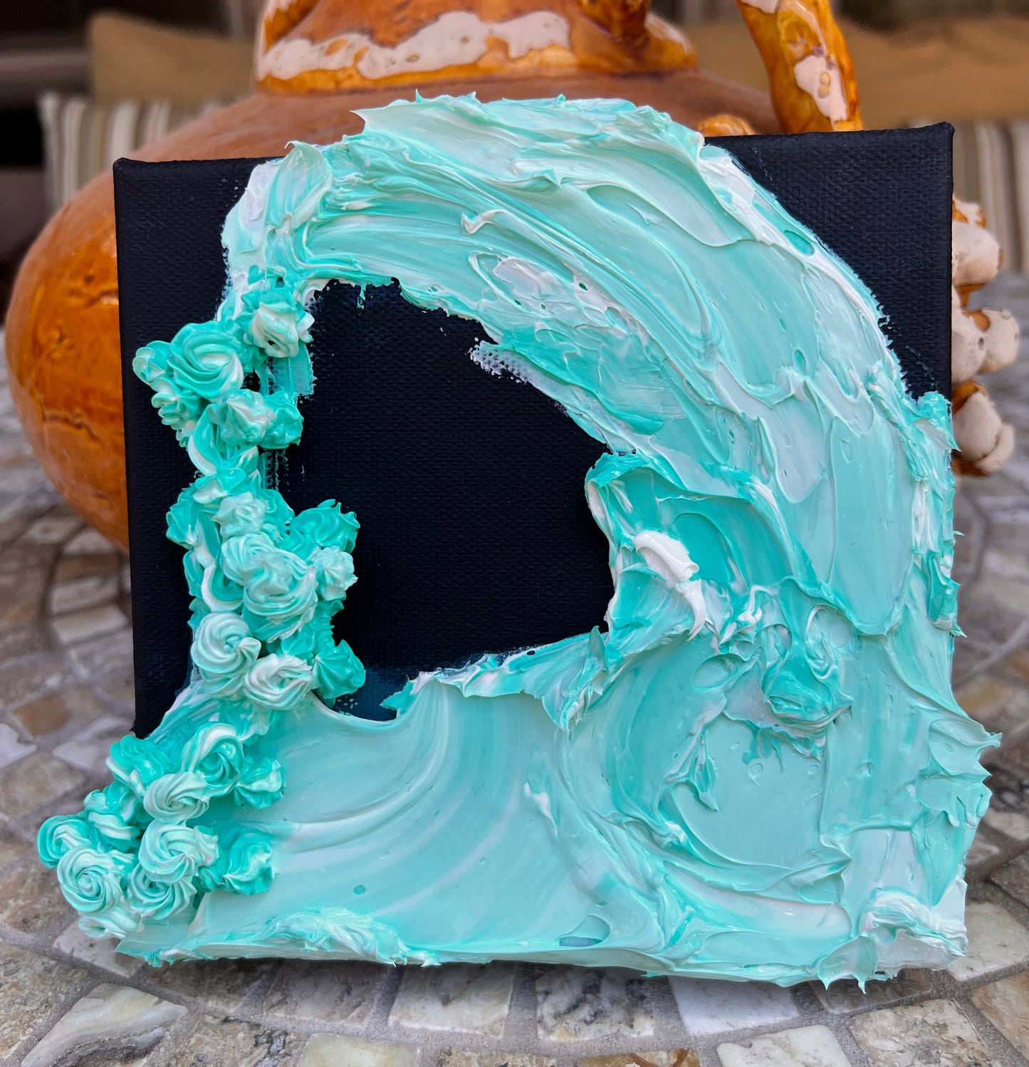 Midnight wave #2 6x6x1.5