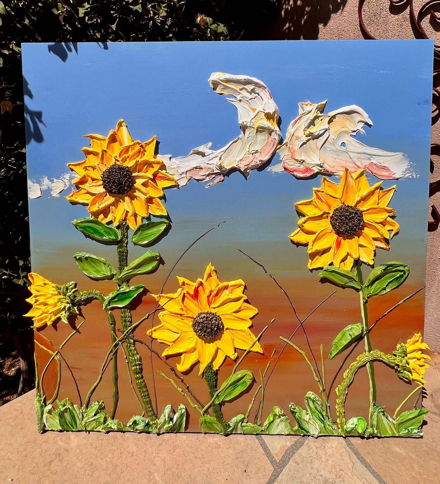 Oh What a Sunflower Day 30x30x1.75 (SOLD)
