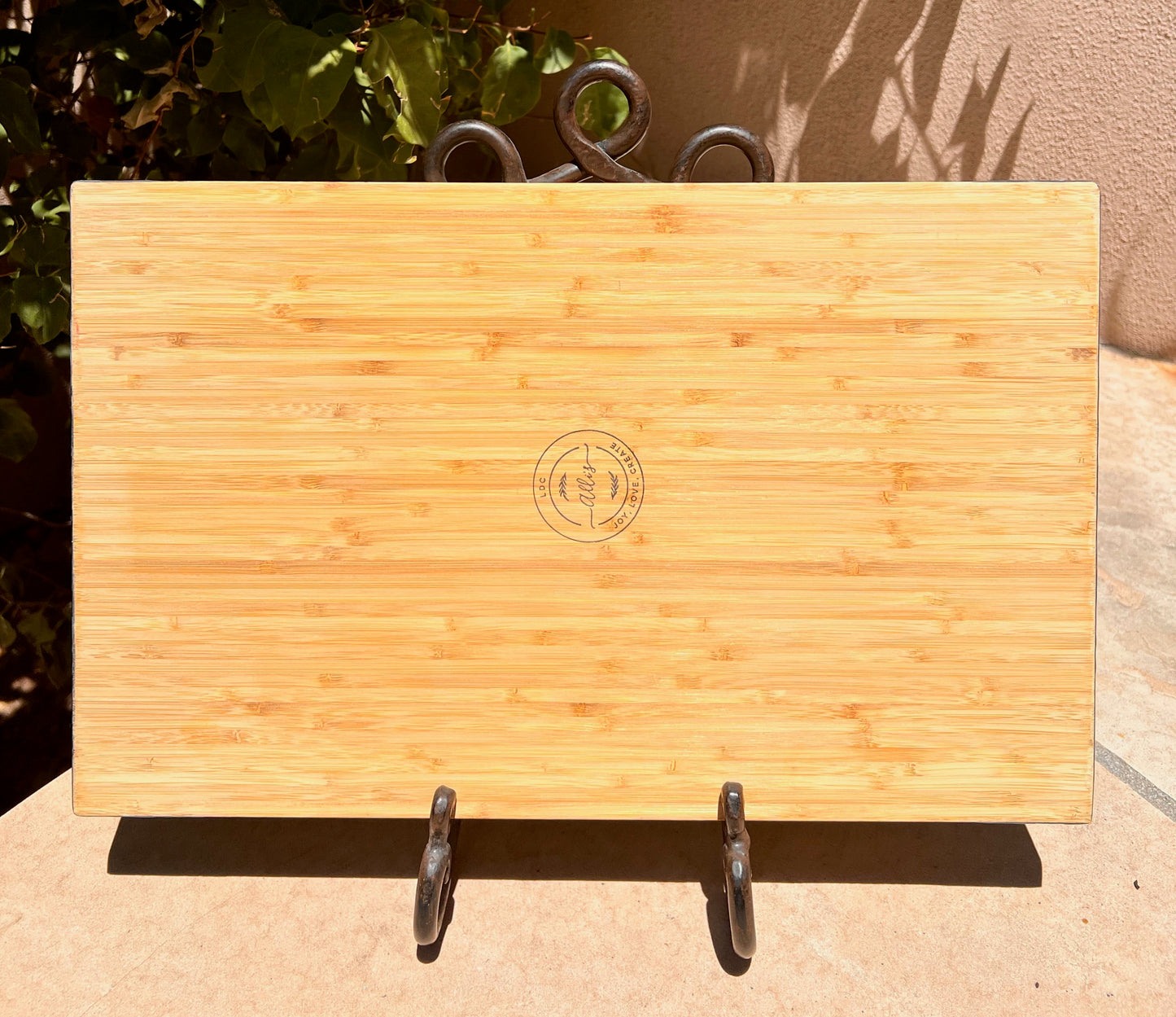 Charcuterie Board - Embellished with black, white and gold resin (SOLD)