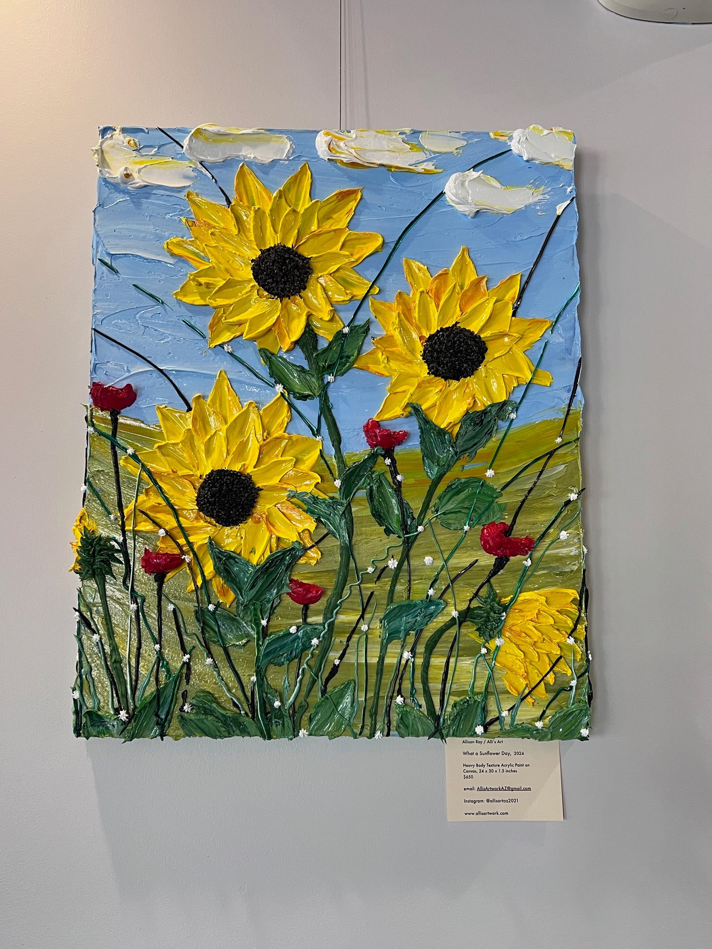 What a Sunflower Day 24x30x1.5