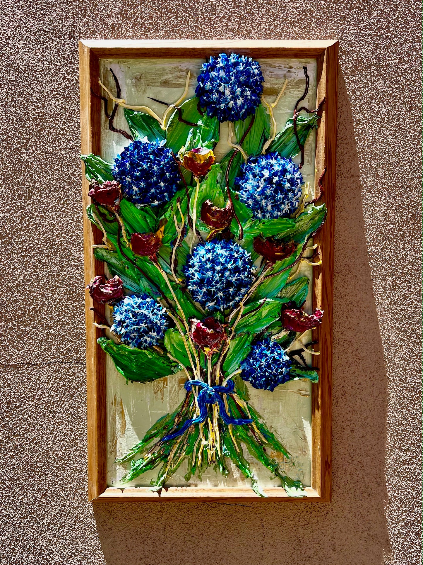 Blue Hydrangeas 14x26