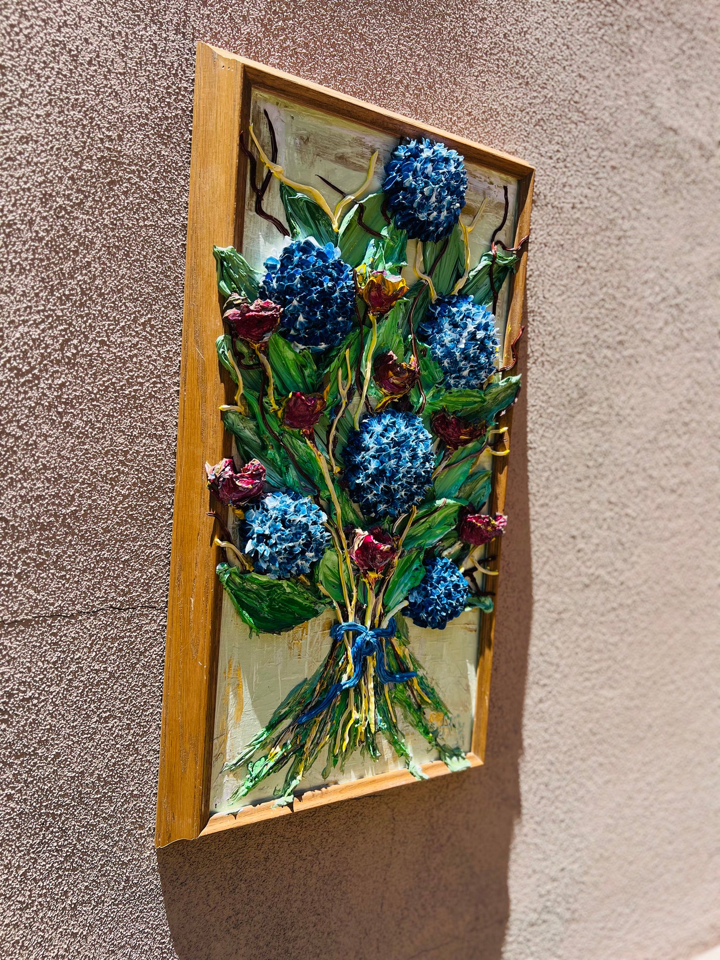 Blue Hydrangeas 14x26