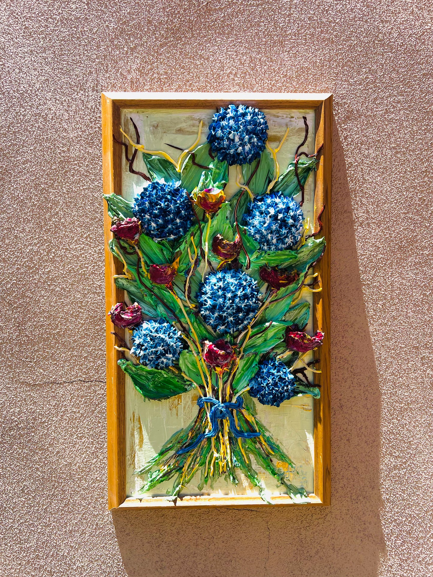 Blue Hydrangeas 14x26