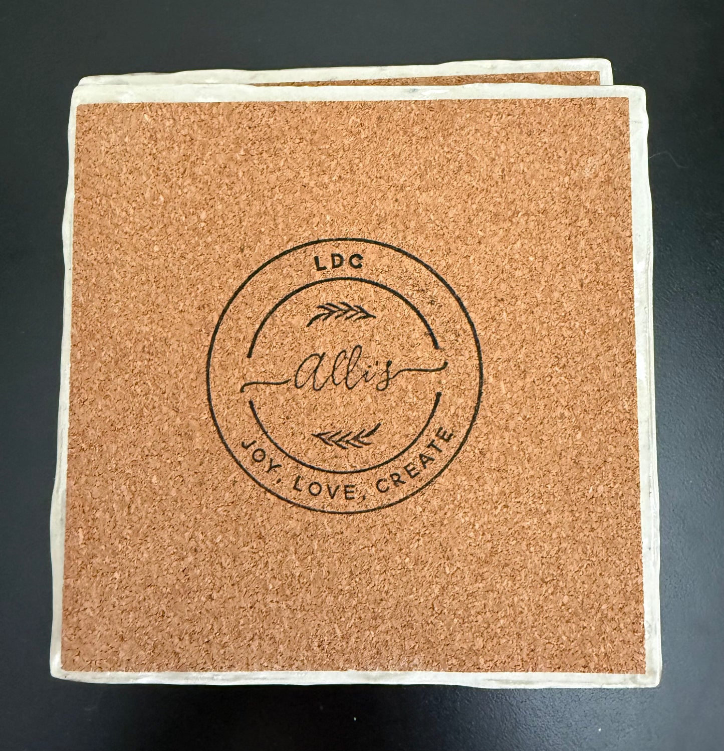 Coasters - Silver, copper, gold and pearl