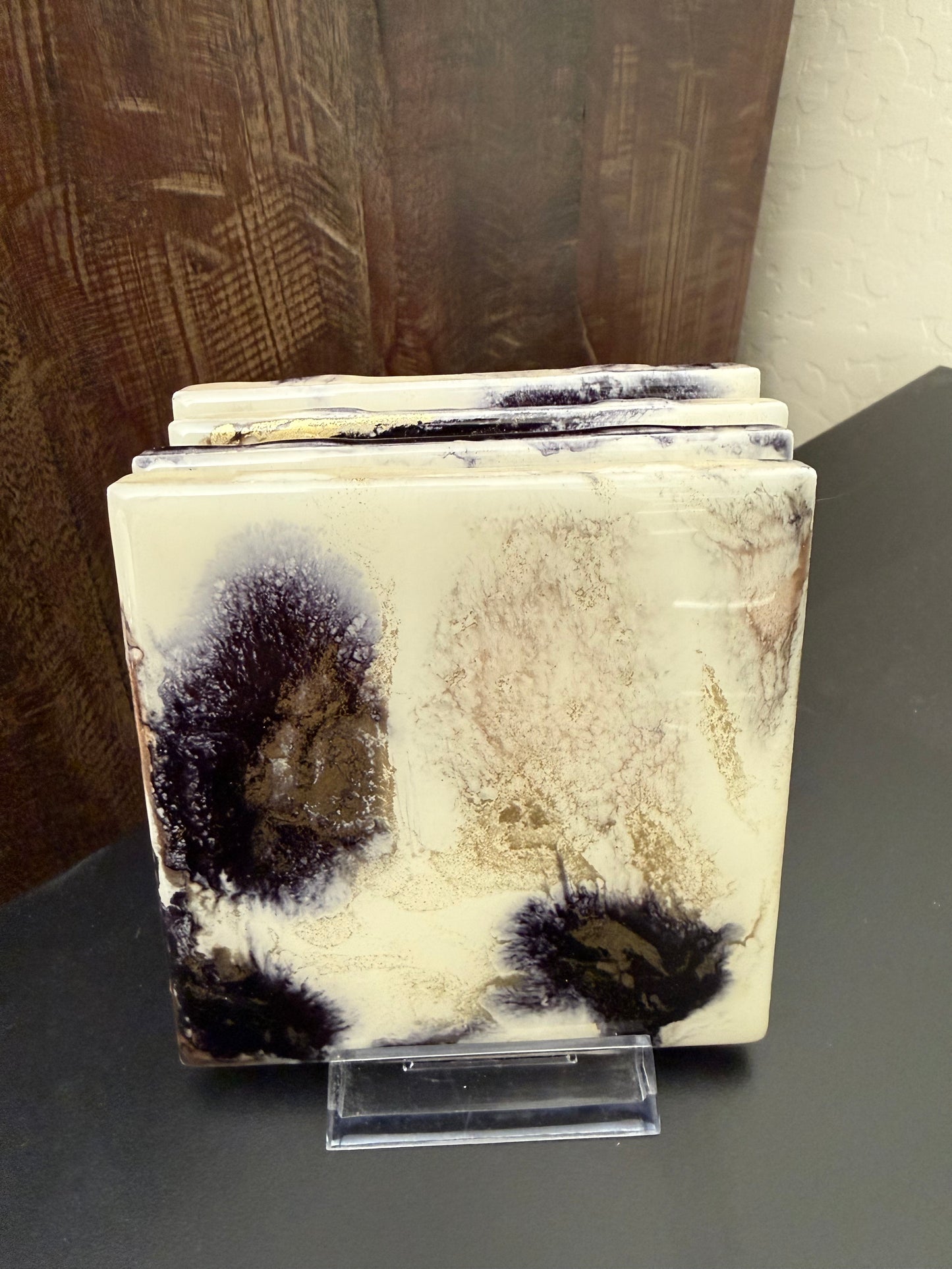 Coasters- Black, Gold, Bronze and White (SOLD)