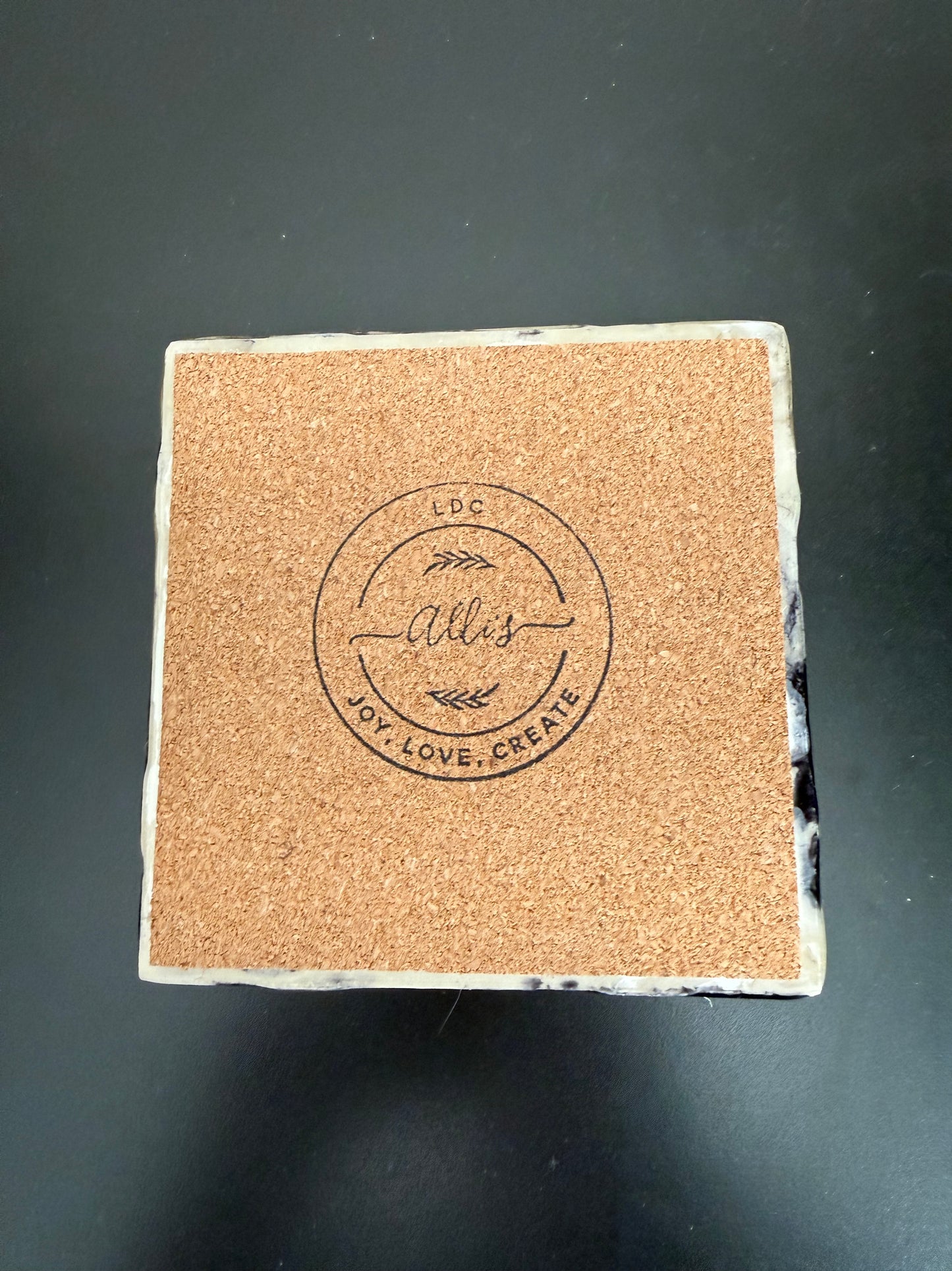 Coasters- Black, Gold, Bronze and White (SOLD)