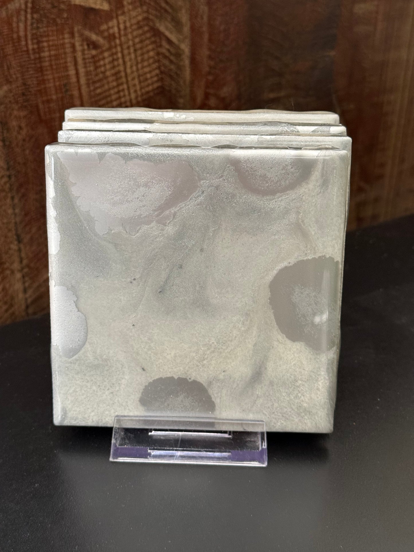Coasters- Silver and Pearl