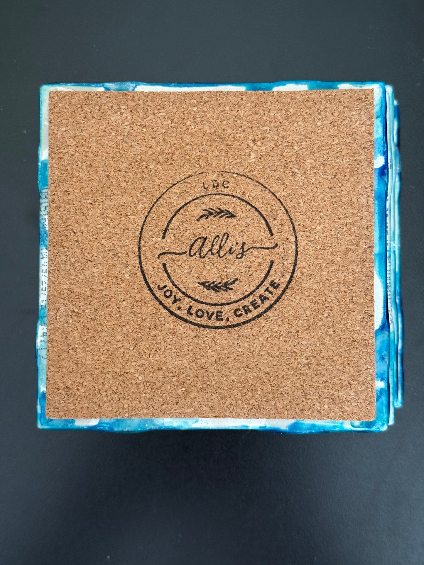 Coasters- Blue, Green, Silver and Pearl