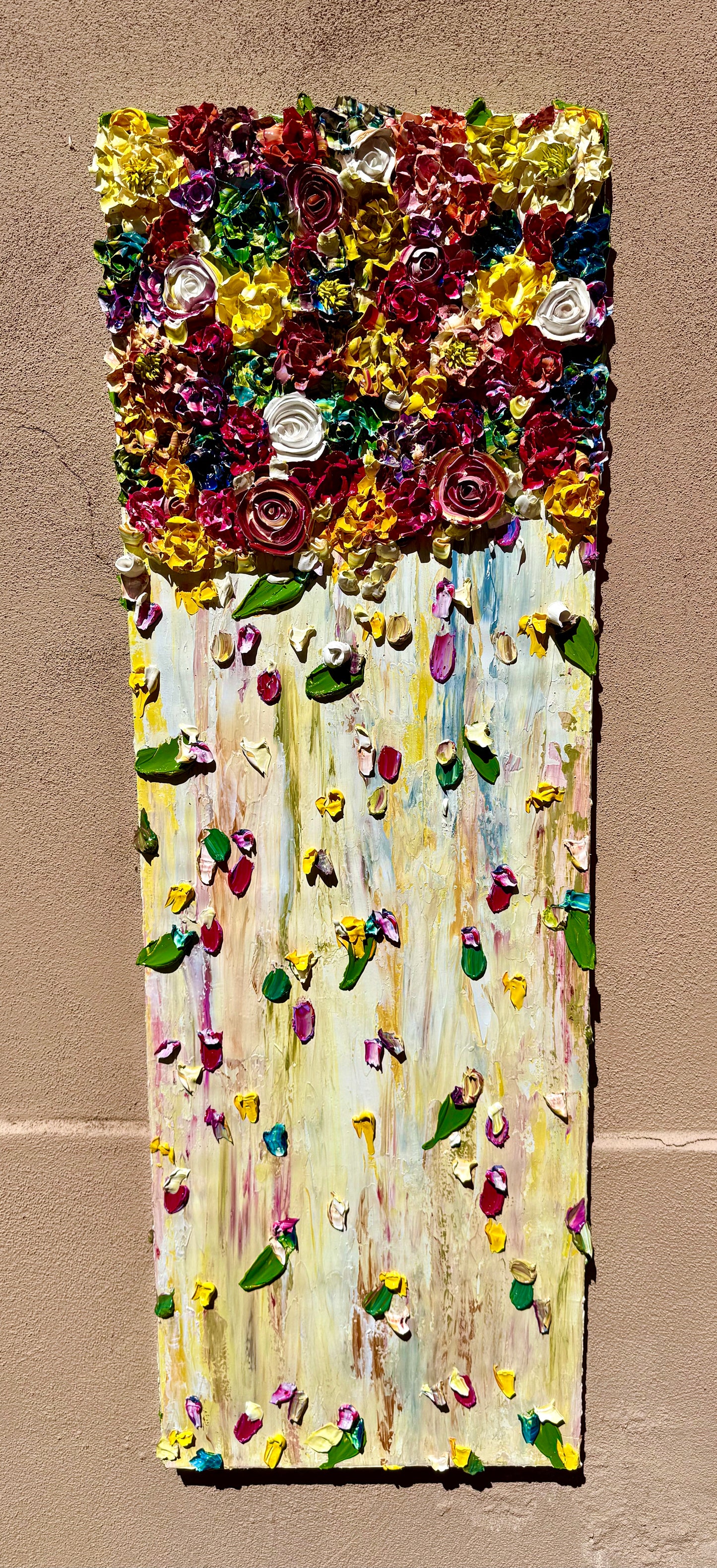 Falling Flowers 20x60x1.25 at Pita Jungle