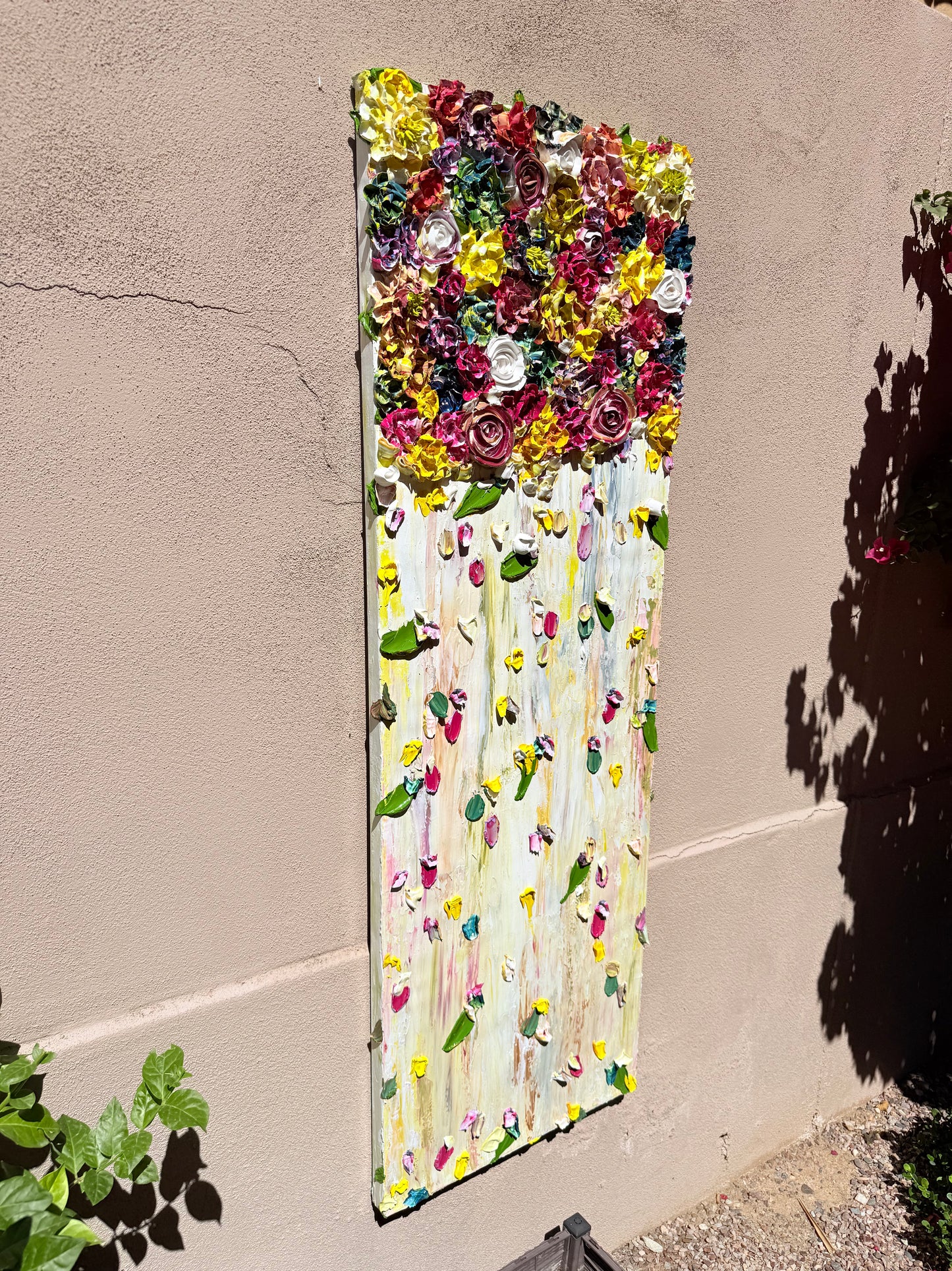 Falling Flowers 20x60x1.25 at Pita Jungle