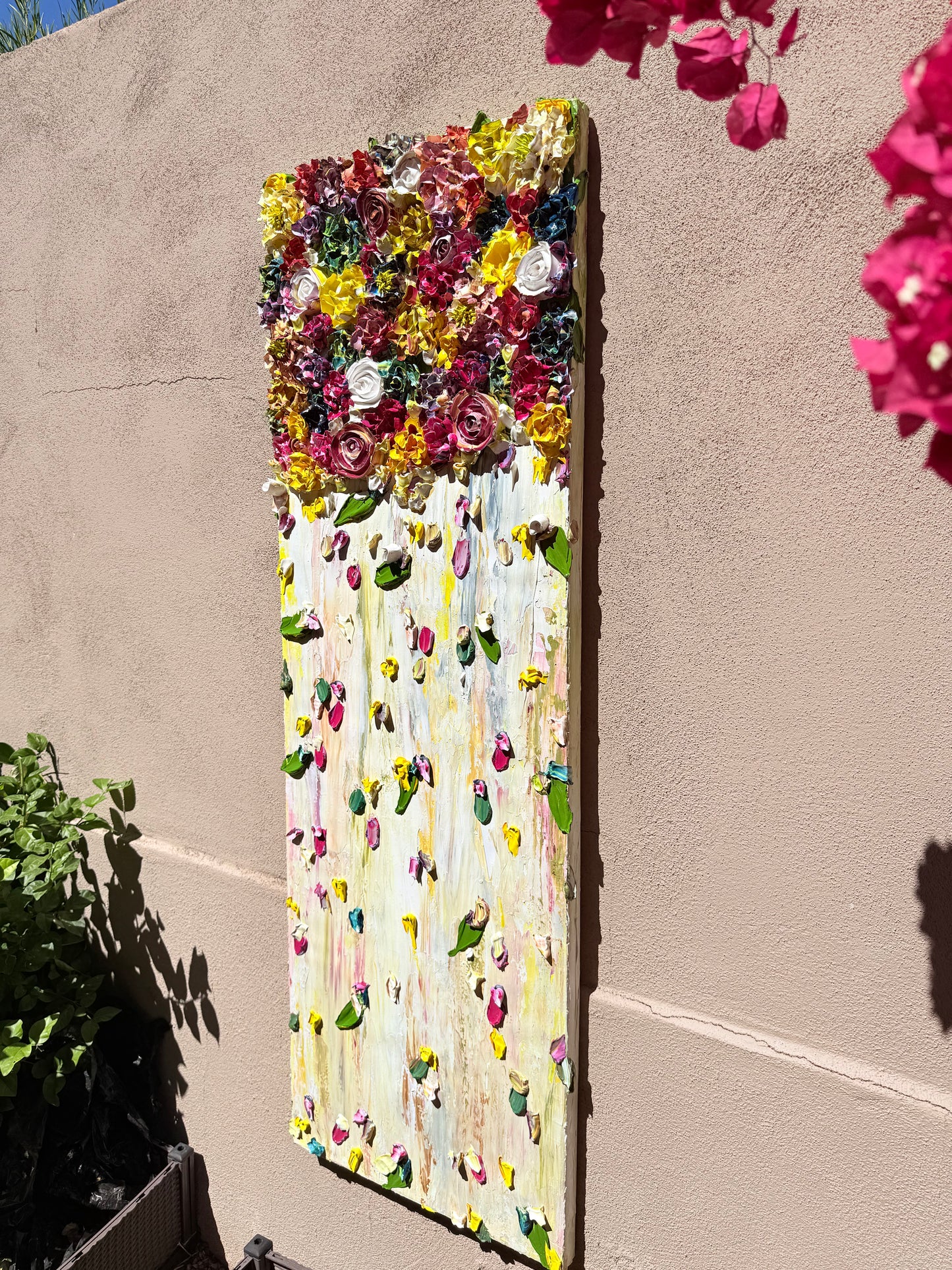 Falling Flowers 20x60x1.25 at Pita Jungle