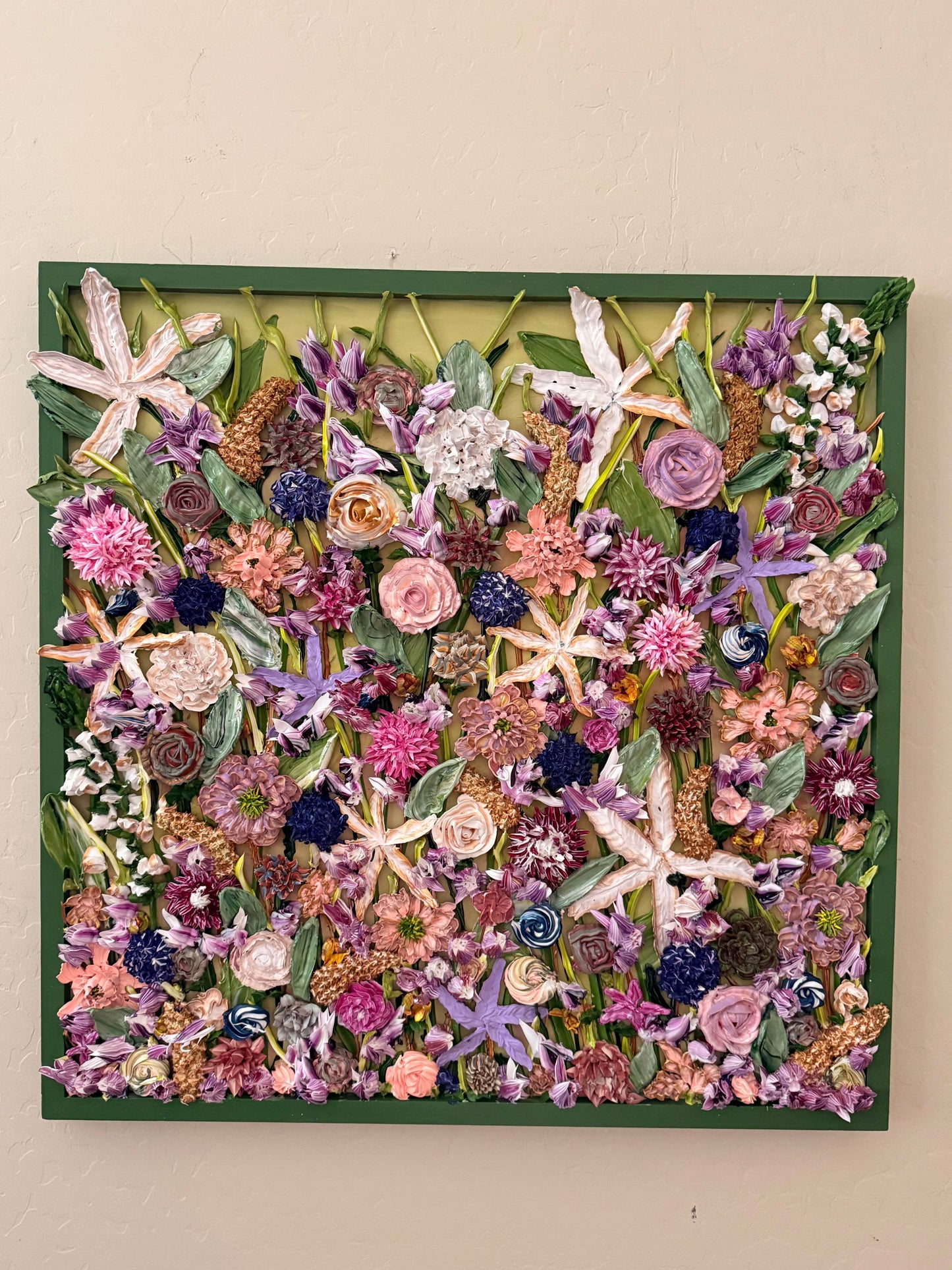 Meet Me in the Garden 27.5"x27.5"x1.5"