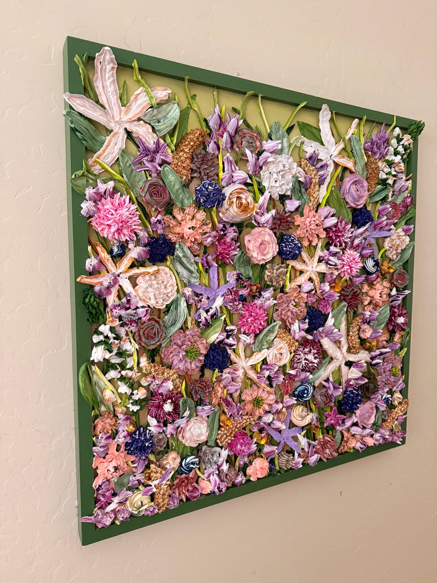Meet Me in the Garden 27.5"x27.5"x1.5"