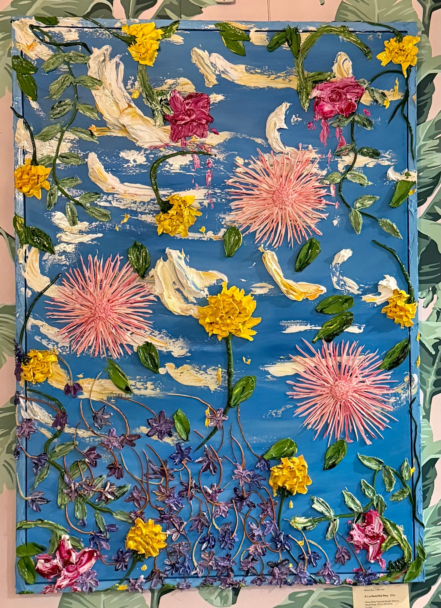 It's a Beautiful Day 39.5 x 55 at Pita Jungle