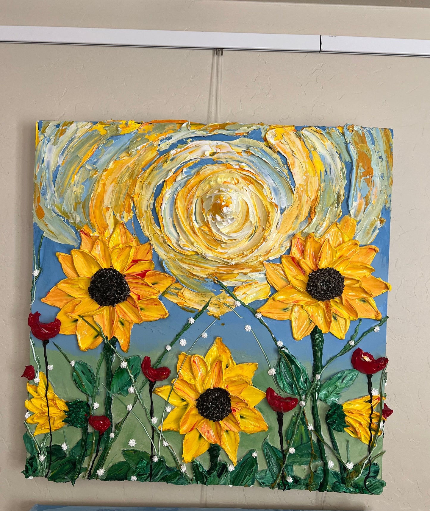 Sun Sun Sunflowers 24x24x1.5