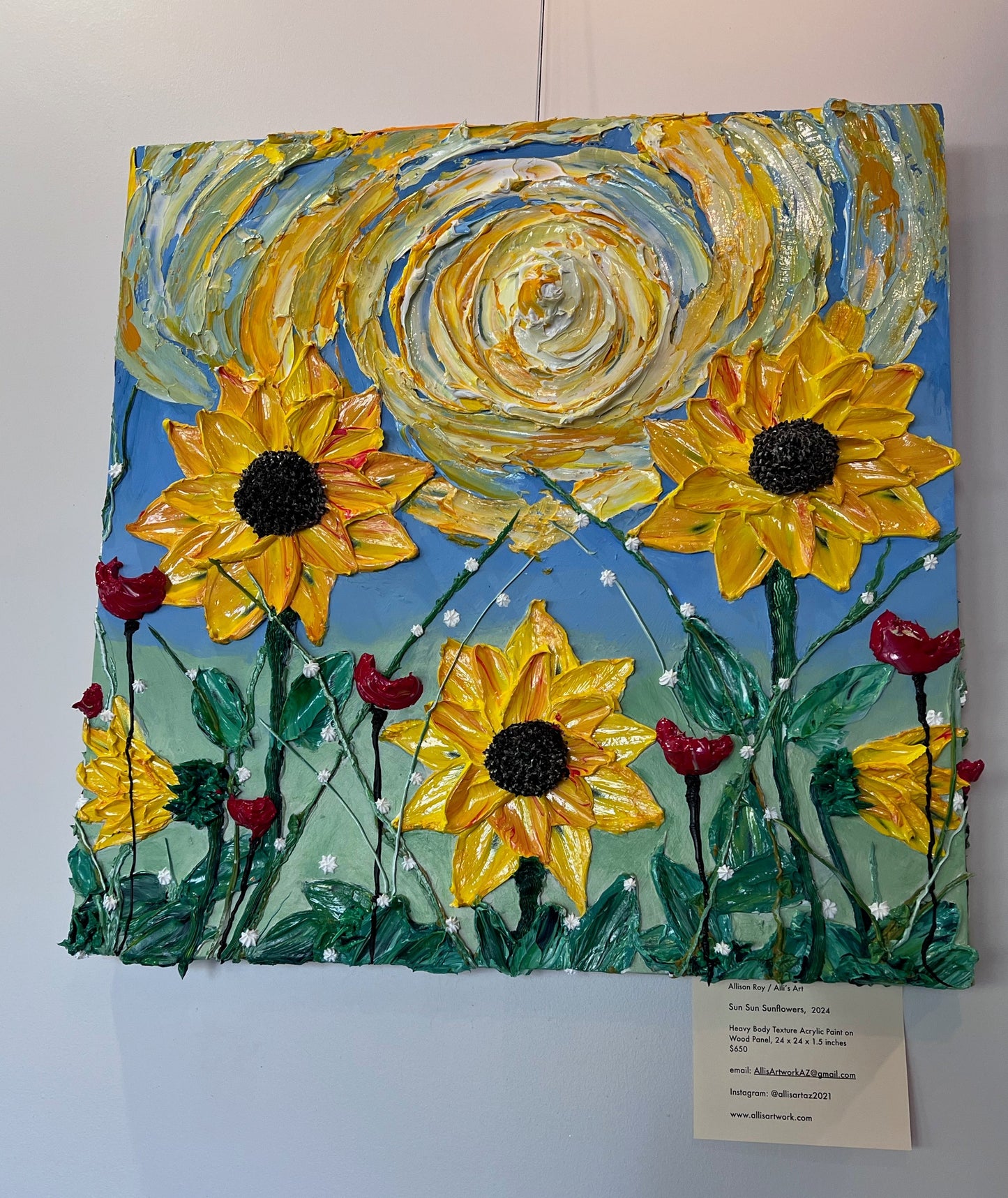 Sun Sun Sunflowers 24x24x1.5