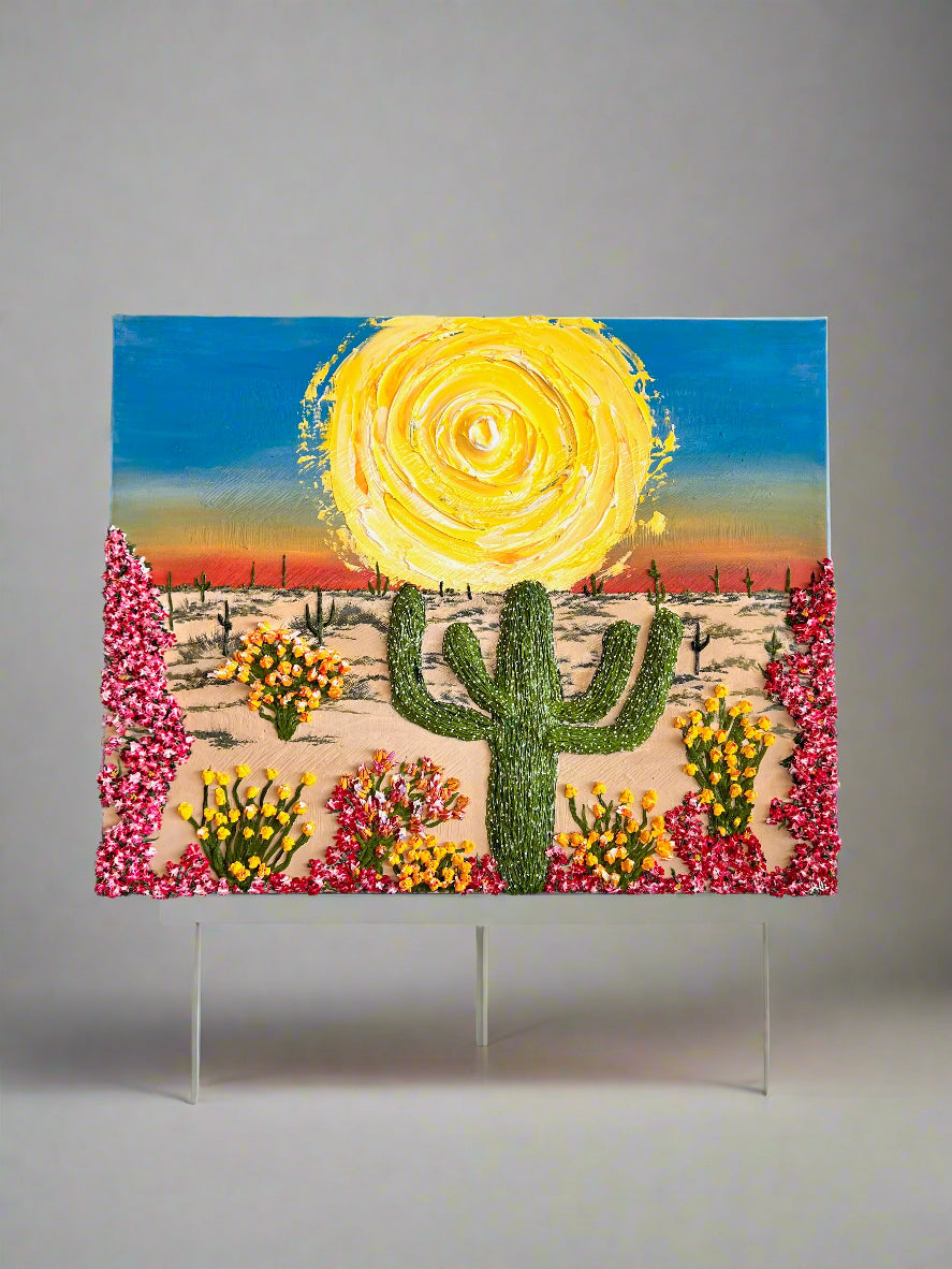 Desert Blooms (40" x 50")