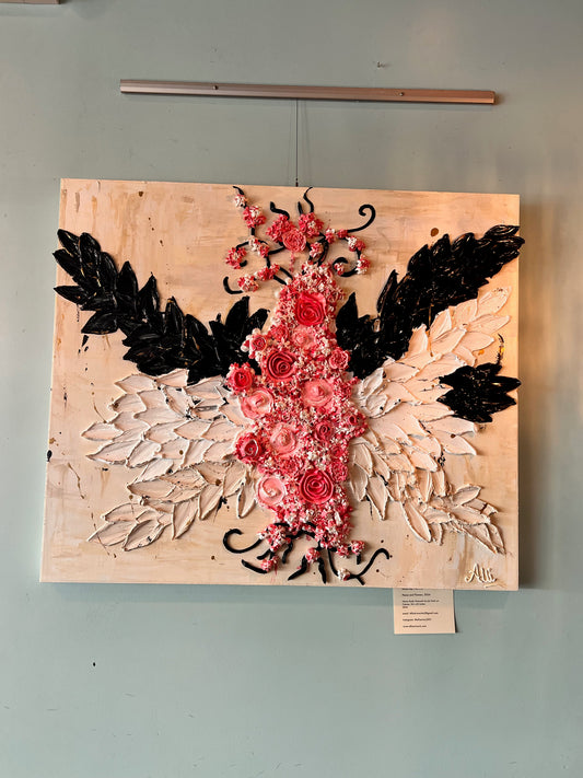 Peace and Flowers (36 x 42) at Pita Jungle