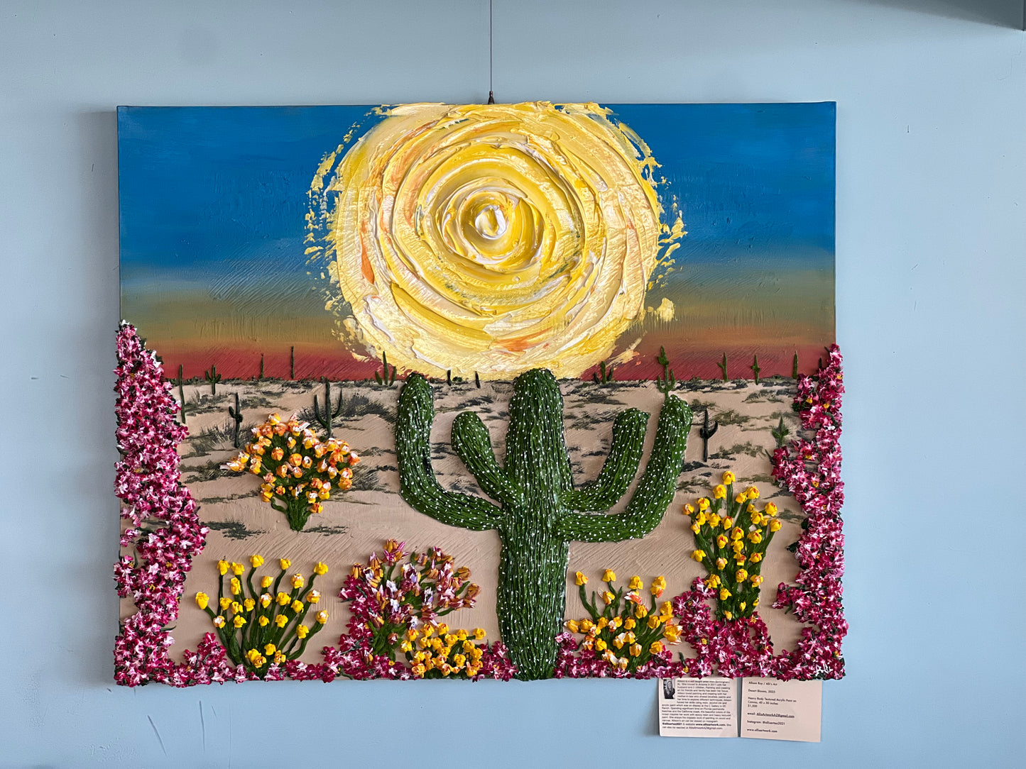 Desert Blooms (40" x 50")