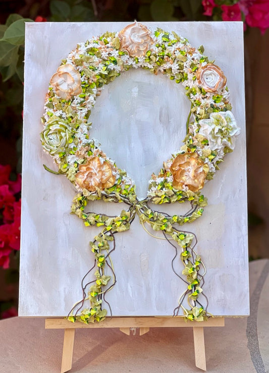 Spring Floral Wreath 12x16x1.5